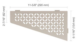 Schluter Shelf-E Quadrilateral Floral Greige SES3 D5 TSBG